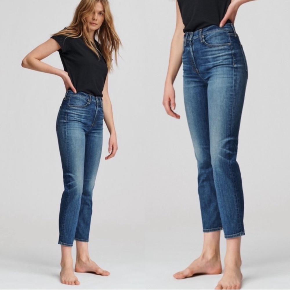 Rag & Bone Nina High Rise Ankle Cigarette Jeans size 26
